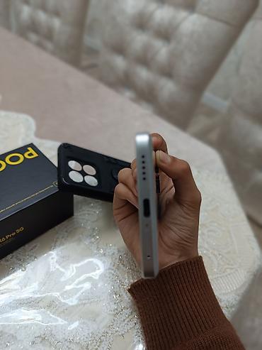 buds pro: Poco X6 Pro 5G, 512 GB, rəng - Boz, Barmaq izi — 4