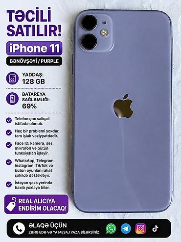 iphone 13 pro islenmis: IPhone 11, 128 GB, Face ID — 1