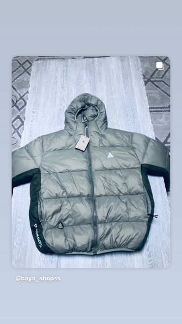 тойские платья: Пуховик ACG с капюшоном, цвет хаки/оливковый. - Тёплое пуховое