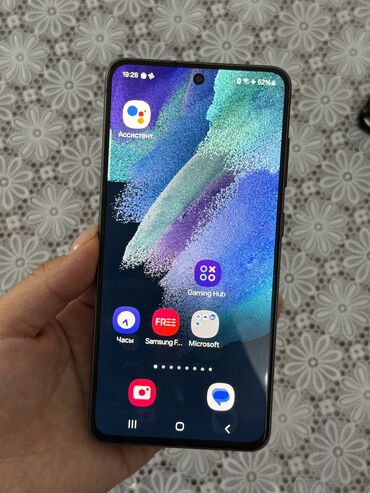 пассивное сетевое оборудование ok net: Samsung Galaxy S21 Plus 5G, Б/у, 128 ГБ, цвет - Черный, 2 SIM