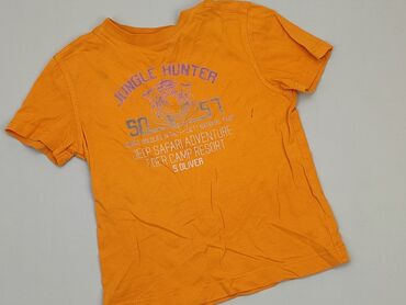 pomarańczowa koszulka dziecięca: Koszulka, 5-6 lat, 110-116 cm, stan - Dobry
