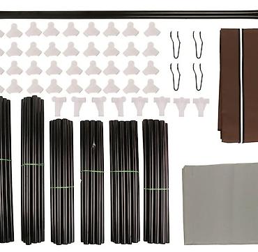 Paltar dolabları, qarderoblar: Paltar dolabi Qarderob Parça örtüklü portativ dolab – 130x170 — 10