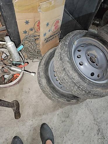 Колеса в сборе: Колеса в сборе R 14, Б/у, Комплект, Литые, отверстий - 4 — 8