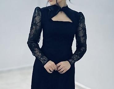 Вечернее платье, Длинная модель, С рукавами, L, M