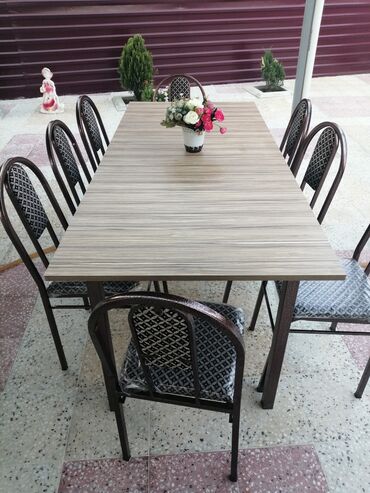 Masa və oturacaq dəstləri: Stol stul desti anbardan satiş var Modellər coxdur Rəng secimi etmək — 28