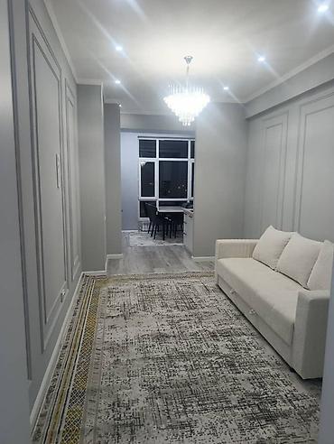 квартира с панорамными окнами: 1 комната, 37 м², Кок-Жар мкр Элитка, 10 этаж, Дизайнерский ремонт — 10