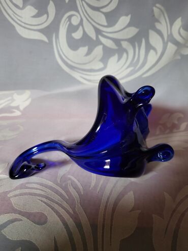 Ostali kućni dekor: Murano figura,pepeljara labud duvano staklo 70te. Figura,pepeljara — 13
