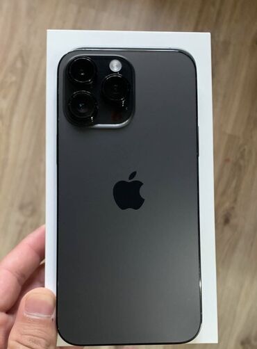 рассрочка телефон без первоначального взноса: IPhone 14 Pro Max, Б/у, 128 ГБ, Черный, Защитное стекло, Чехол, Коробка, 89 %