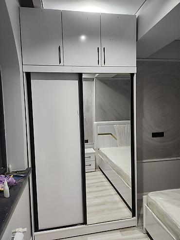 Шкафы-купе: Шкаф купе, С зеркалом, Другой материал — 7