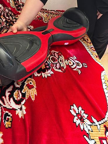 nerd oyunu yükle: Elektrikli hoverboard (qiro-skutər) – qırmızı-qara dizayn - Təkər — 5