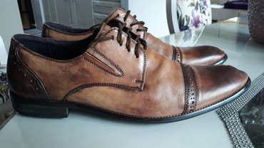 c a tunika: Italijanske kozne cipele marke MAXA, obuvane jako malo, bez ikakvog