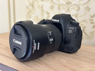 canon 1100d qiymeti: -Canon EOS 6D Mark ll (2) -Lens Canon 24-105mm f4 ll (2-ci versiya)