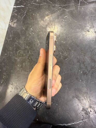 apple 16 qiymeti: IPhone 16 Pro, 128 GB, Desert Titanium