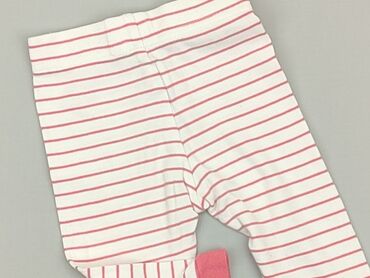 czerwone spodnie w kratę: Legginsy, 0-3 m, stan - Dobry