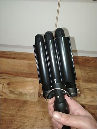 Figaro za kosu: Talasasta presa za kosu – trostruki valoviti uvijač (3 barrel waver) — 11