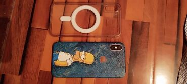 Apple iPhone: IPhone Xs, Б/у, 64 ГБ, Белый, Чехол, 76 %