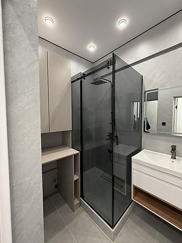 Зеркала: Душевая Кабины из закалённого стекла на заказ. - Типы конструкций — 6