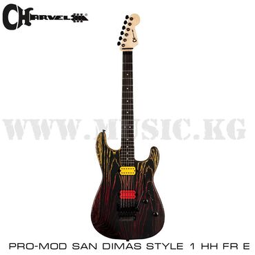 Студийные микрофоны: Электрогитара Charvel Pro-Mod San Dimas Style 1 HH FR E Ash, Ebony