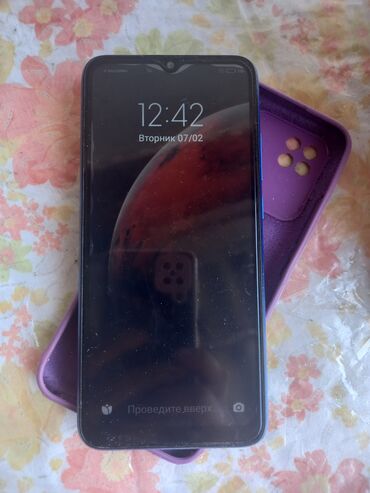мобильные телефоны самсунг: Xiaomi, Redmi 9C, Колдонулган, түсү - Көк, 2 SIM
