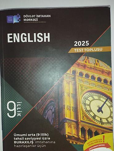 Testlər: Məhsul: “ENGLISH – 2025 Test Toplusu” (Dövlət İmtahan Mərkəzi) — 1