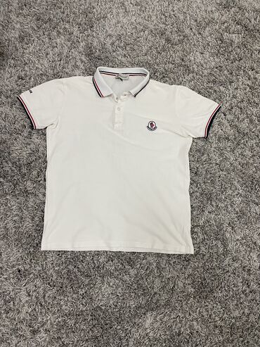 пиджак белый: Мужская футболка, M (EU 38), Moncler, Б/у, цвет - Белый, Самовывоз, Платная доставка