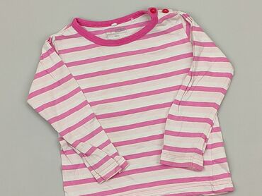 bluzka w różowe paski: Bluzka, 1.5-2 lat, 86-92 cm, stan - Dobry