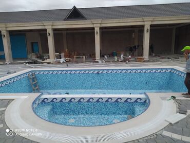 Digər beton məhsulları: Hovuz tikintisi, 0 dan hovuzlarin tikilmesi, sade skimer ve dasma — 9