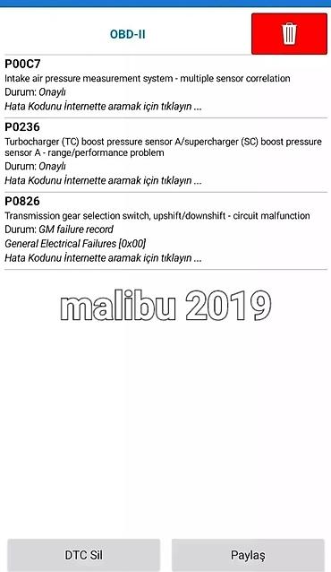 Digər avtomobil ehtiyat hissələri: Obd 2 — 10