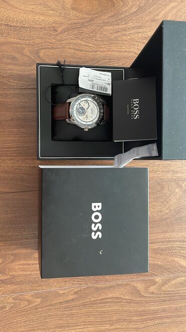 bmw 3 серия 316ti at: İşlənmiş, Qol saatı, Hugo Boss, rəng - Gümüşü