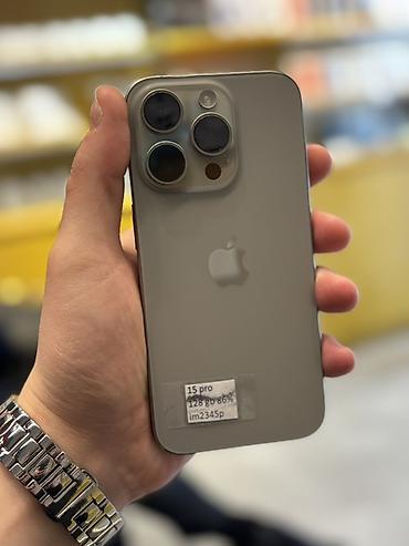 IPhone 15 Pro, 128 GB, Space Gray, Face ID