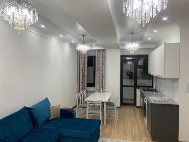 квартиры в джале: 2 бөлмө, 52 кв. м, Элитка, 3 кабат, Дизайнердик ремонт