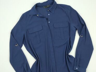 niebieska bluzki koszulowe: Koszula Damska, Atmosphere, M, stan - Bardzo dobry