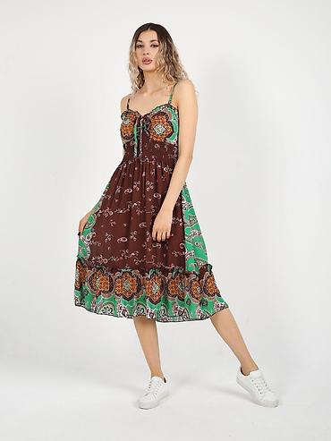 Повседневные платья: Сарафаны размер стандартный (42-48) ткань штапель производство Инди — 4