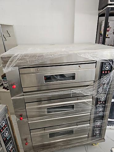 Qaz ilə işləyən sobalar: Qaz ilə işləyən soba, Şirniyyat üçün, 3 mərtəbəli, Yeni — 4