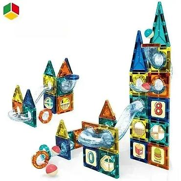 chicco buster: 3D Magnetne edukativne kocke za sklapanje – 73 dela Magnetne kocke za — 4