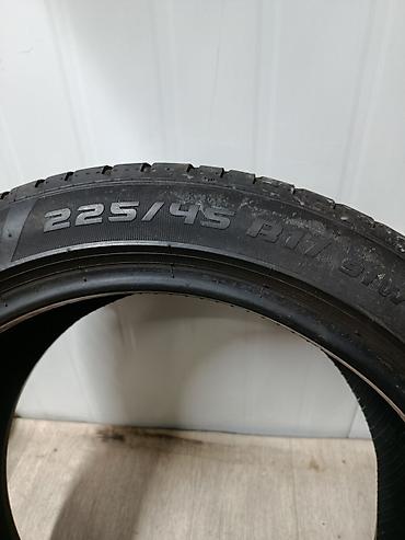 Транспорт: Шины 225 / 45 / R 17, Лето, Б/у, 1 шт, Легковые, Япония, Pirelli — 2