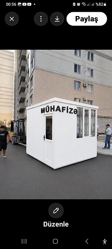 Будки, киоски: Kiosk və Mühafizə bütkaları - Ölçü: 250 x 180 sm - Konstruksiya at lalafo.az — 10 Будки, киоски: Kiosk və Mühafizə bütkaları - Ölçü: 250 x 180 sm - Konstruksiya — 10