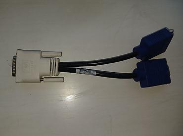 thunderbolt display: Кабель DMS-59 DMS59 59Pin DVI Male to 2-Port VGA Female рабочий — 2