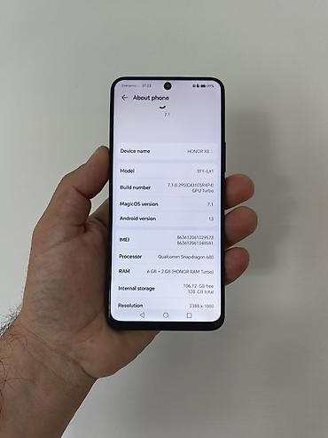 rut 901: Honor X8 crni dual sim, sim free sa 6/128gb memorije. Ok očuvan i — 4
