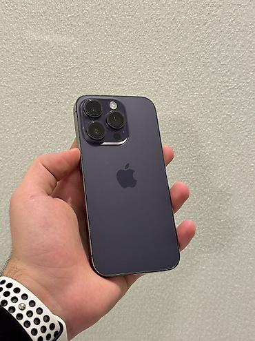 Apple iPhone: IPhone 14 Pro, 128 GB, Deep Purple, Face ID, Simsiz şarj — 1