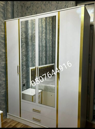 Dolablar: Yeni, Açılan, 6 qapı Düz dolab, Qarderob, paltar dolabı, Azərbaycan — 5