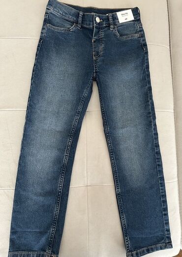 Jeans: H&M, Straight cut, 134-140