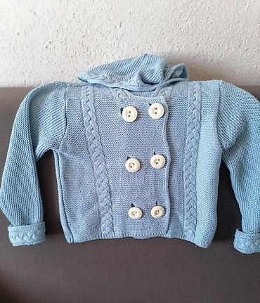 рубашка: Рубашка детская на 5-6 лет, натуральный хлопок, тёмно-синего цвета — 9
