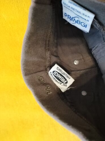 Pantalone: PRIMIGI ORIGINAL italijanske pantalone za decake sive boje 100% pamuk — 6