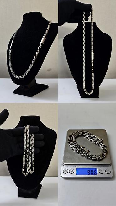 Серебряные цепочки: Серебряные Цепи, Браслеты Ручные Плетения, комплекты Золото 585💎 — 19