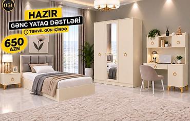 Hazır Gənc Yataq Dəstləri – 650 AZN Komplektin tərkibi: - Tək