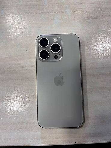 IPhone 15 Pro, 256 GB, Gümüşü, Face ID lalafo.az -da IPhone 15 Pro, 256 GB, Gümüşü, Face ID