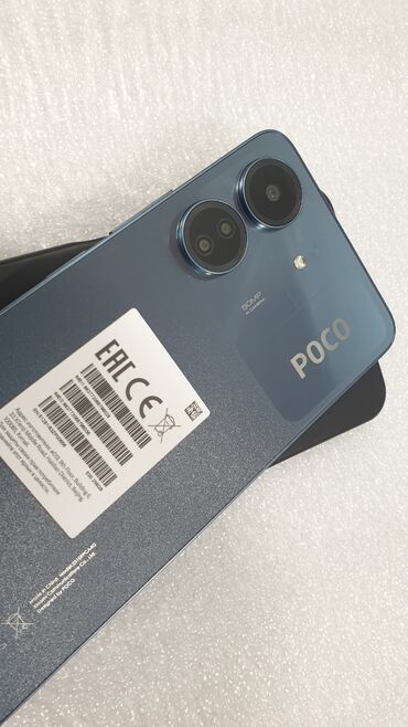 Samsung: Poco C55, Новый, 256 ГБ, цвет - Серый, 2 SIM