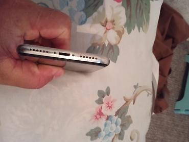 IPhone X, Б/у, 256 ГБ, Серебристый, 100 %
