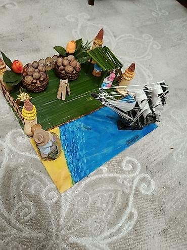 diorama: Məhsul: Əl işı Novruz xonçası Təsvir: - Tamamilə əl işidir — 3